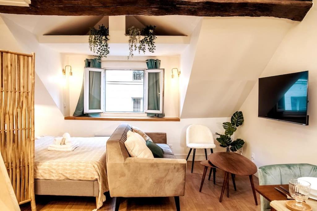 Spacious Studio In Paris Hyper Center - Smart Tv & Wifi - 4P Exterior photo